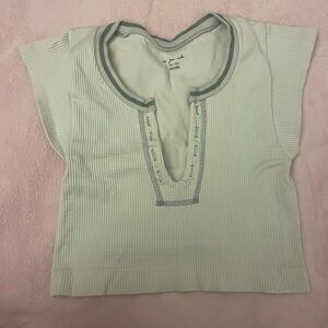 URBN Go for Gold white top